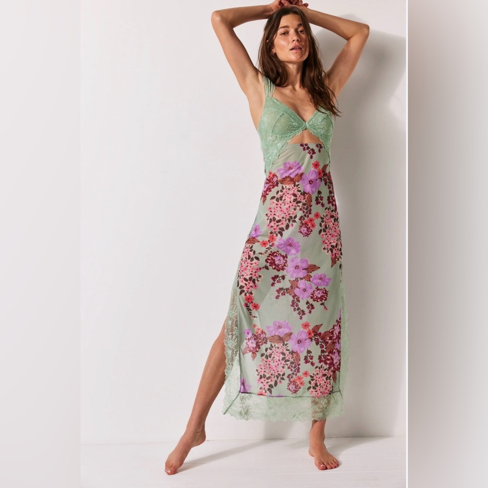 Free People Suddenly Fine Maxi Slip dress